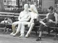  new york 2006  -  Greenwich Village  - Christopher Park Christopher Park - Gay Liberation  sculptures de George Segal 3 nb